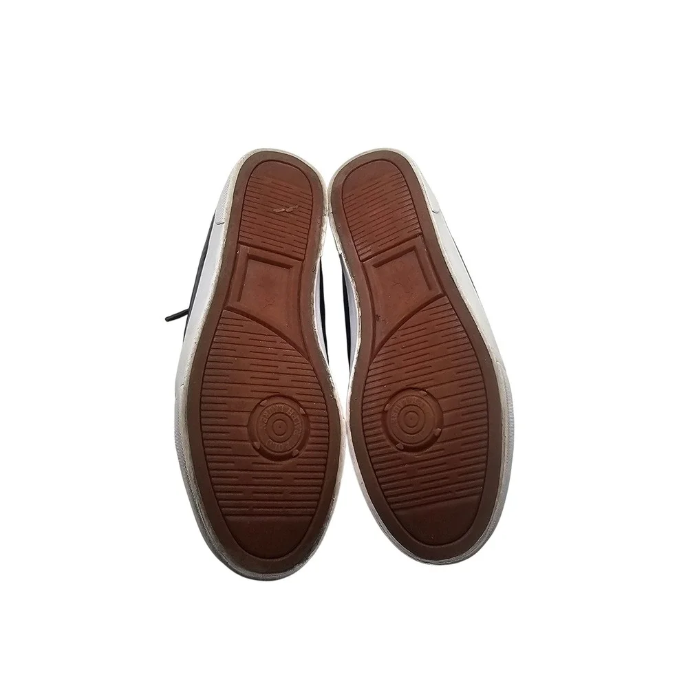 Polo Ralph Lauren Parkstone Boat Shoes 9D Navy Grey Preppy Nautical‎ Ivy Style